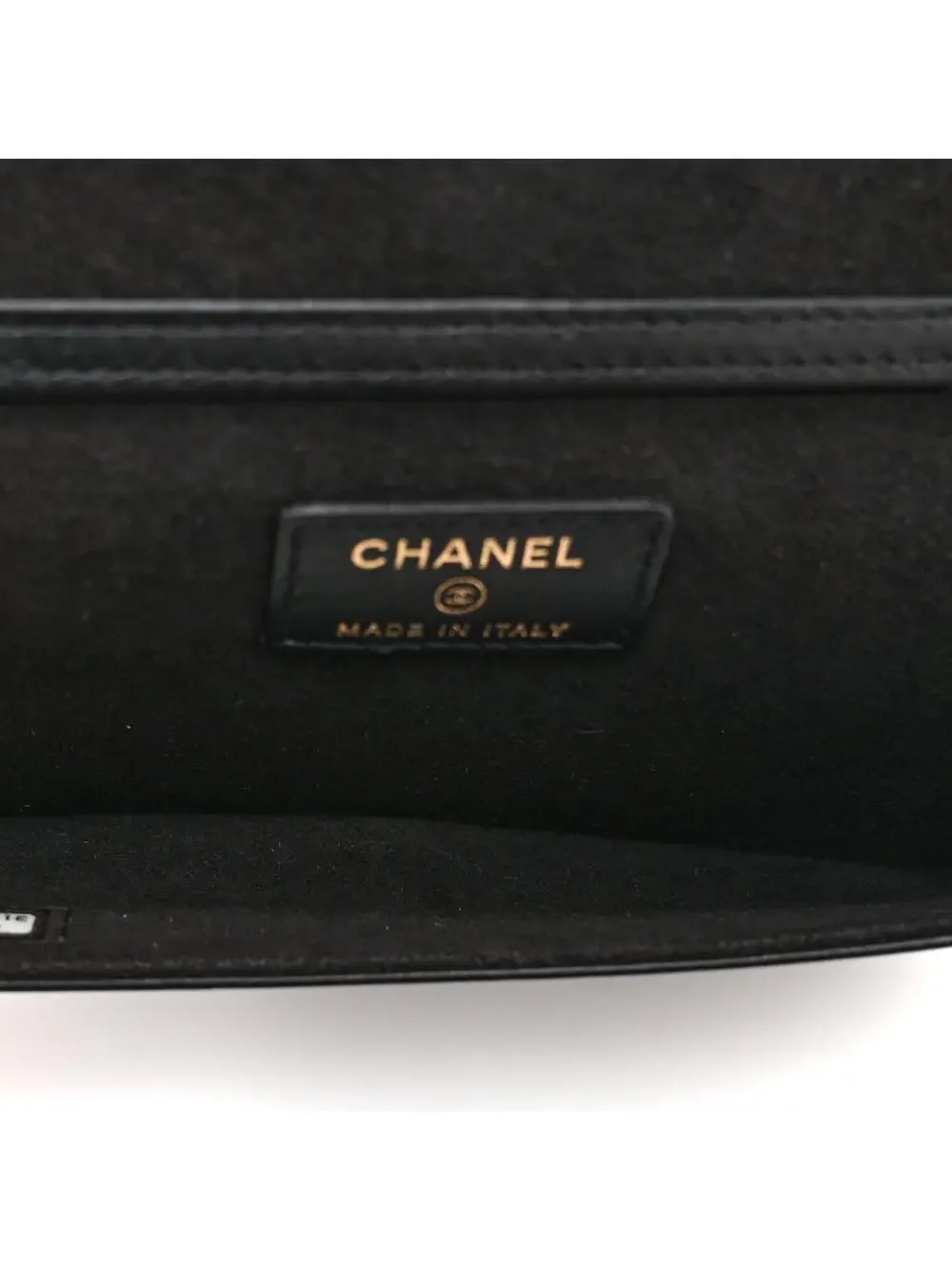 Chanel Caviar Quilted Chain Glasses #321492C18B